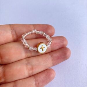 Anillo cuarzo cristal