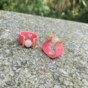 Anillo Cuarzo Rosa